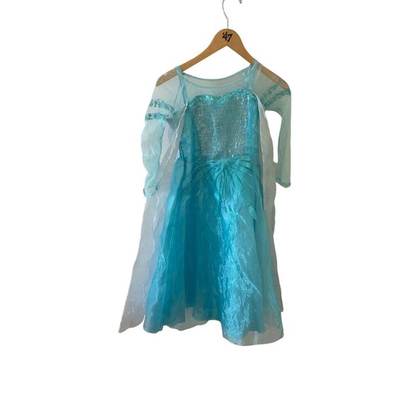 Disney Castle Collection Princess Elsa Girls Cosplay Costume Princess Dress -7/8